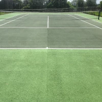 Tennis Court Relining in Abererch 1